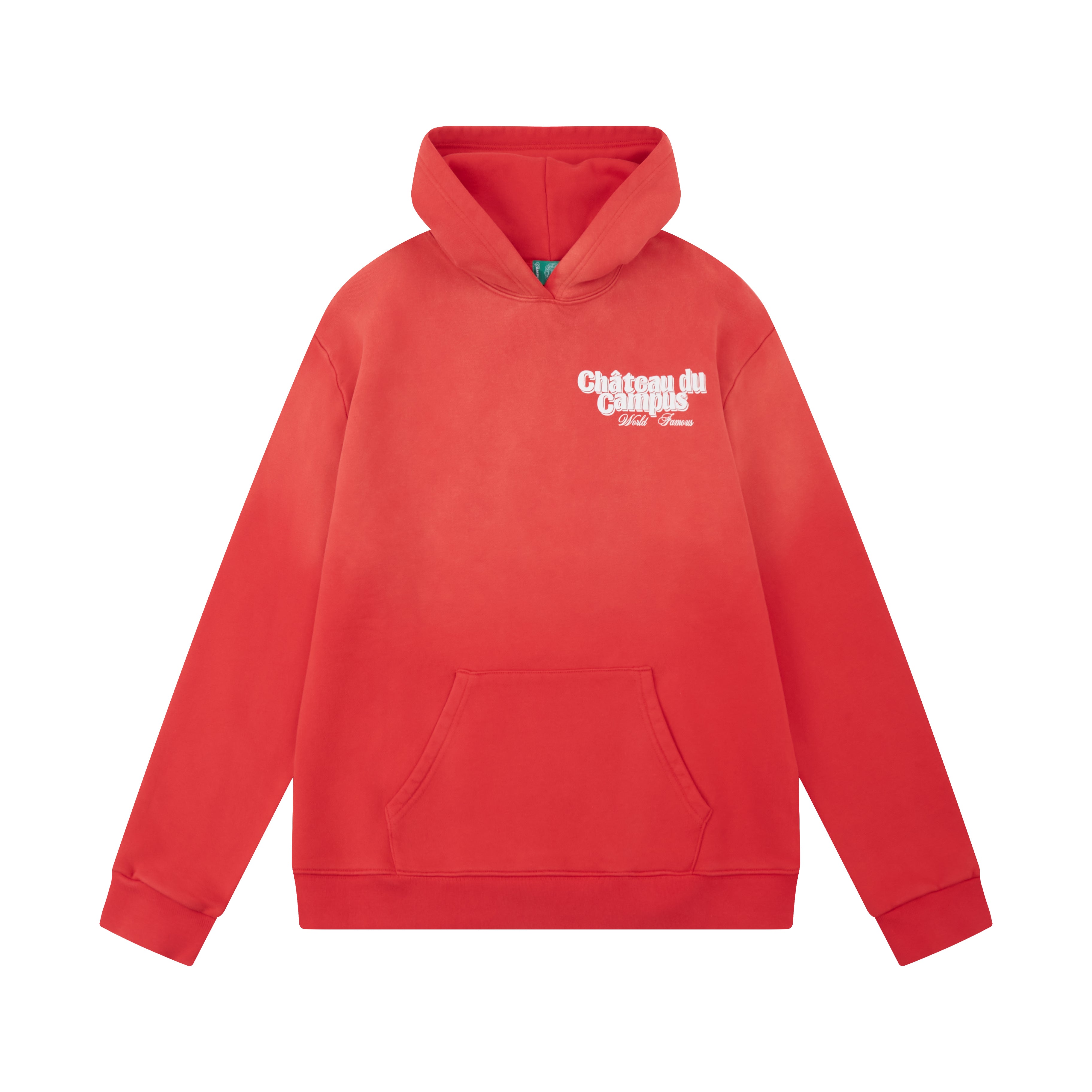 Chateau Hoodie Sun Fade Wash (Red)